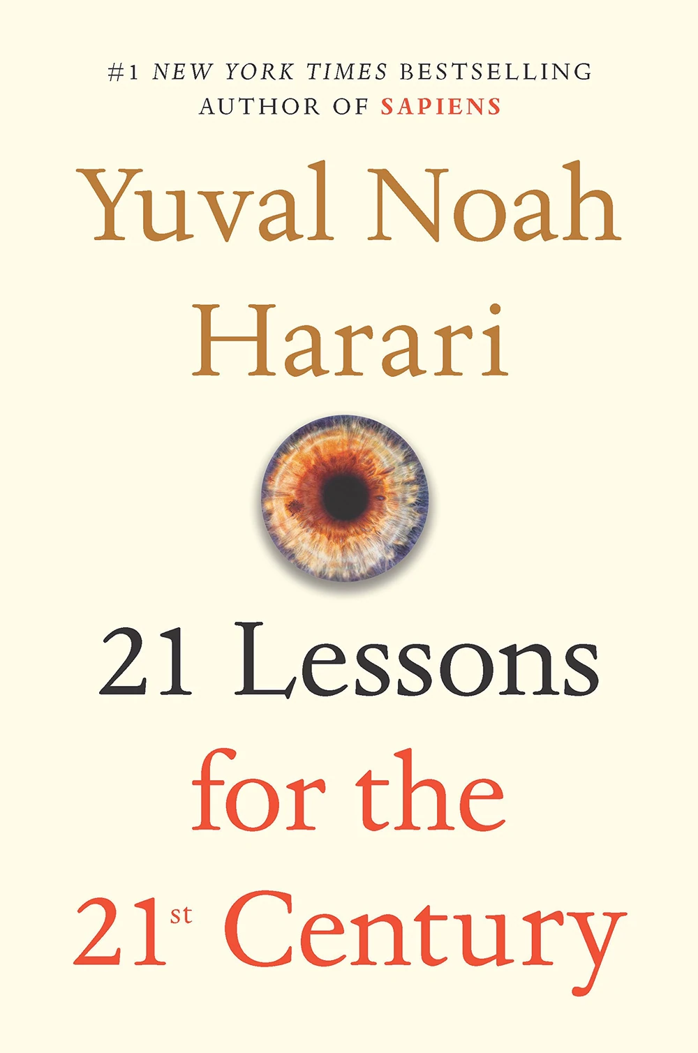 Okładka: 21 lessons for the 21st century — Yuval Noah Harari