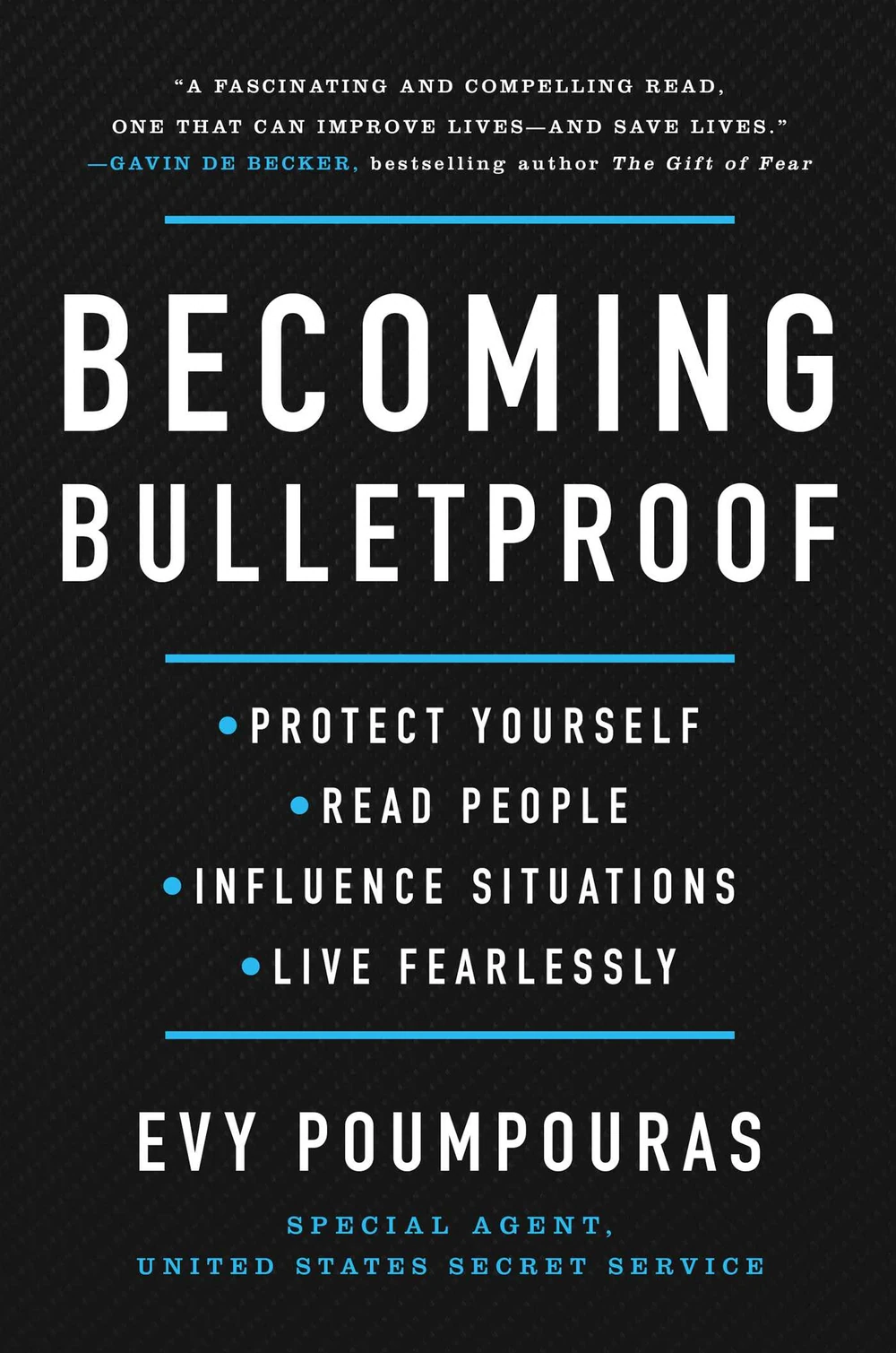 Okładka: Becoming Bulletproof — Evy Poumpouras