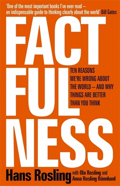 Okładka: Factfulness — Hans Rosling