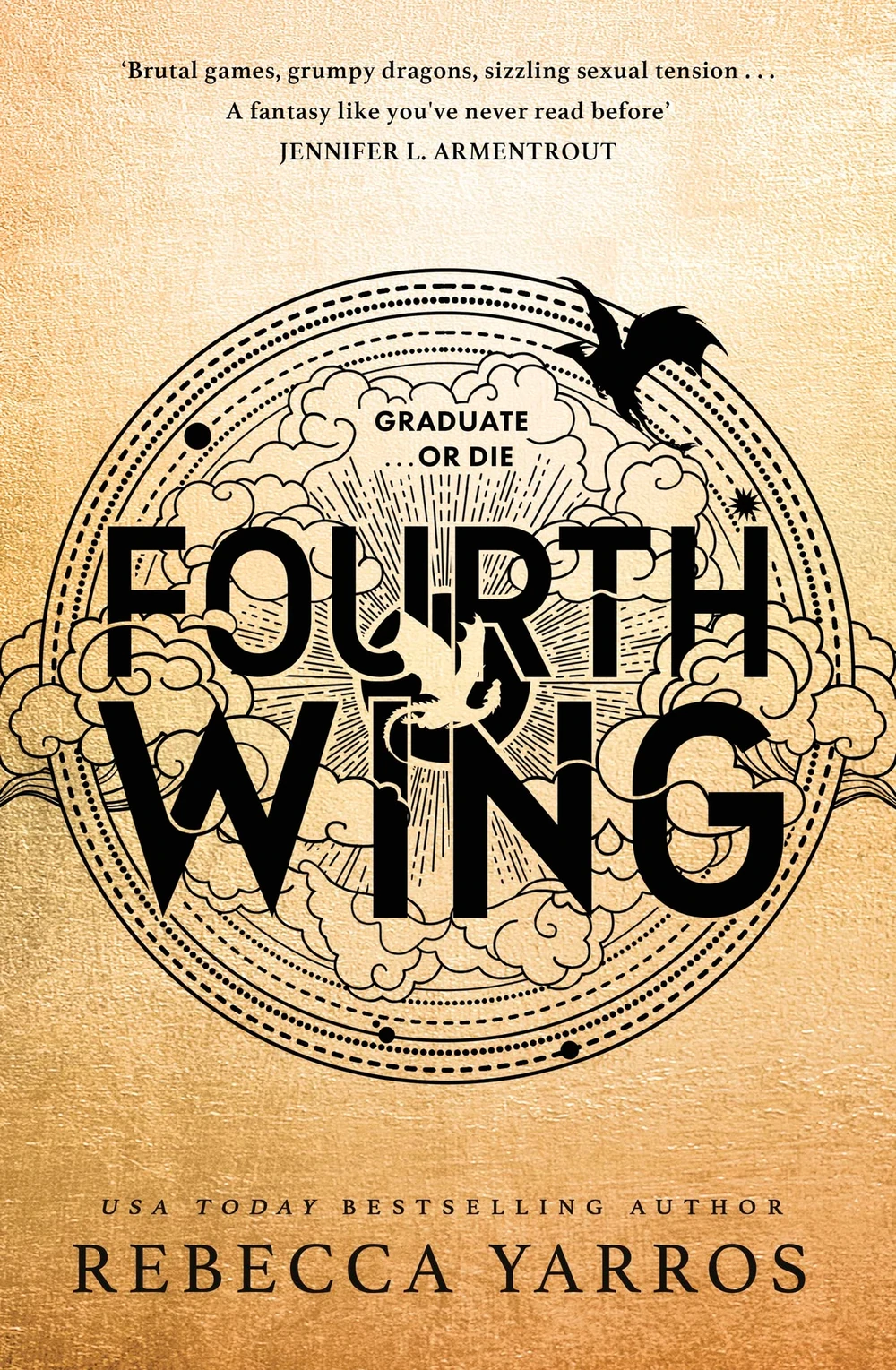Okładka: Fourth Wing — Rebecca Yarros