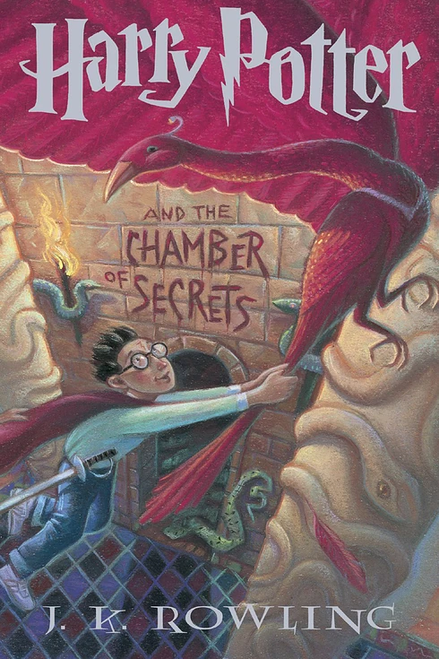 Okładka: Harry Potter and the Chamber of Secrets — J.K. Rowling