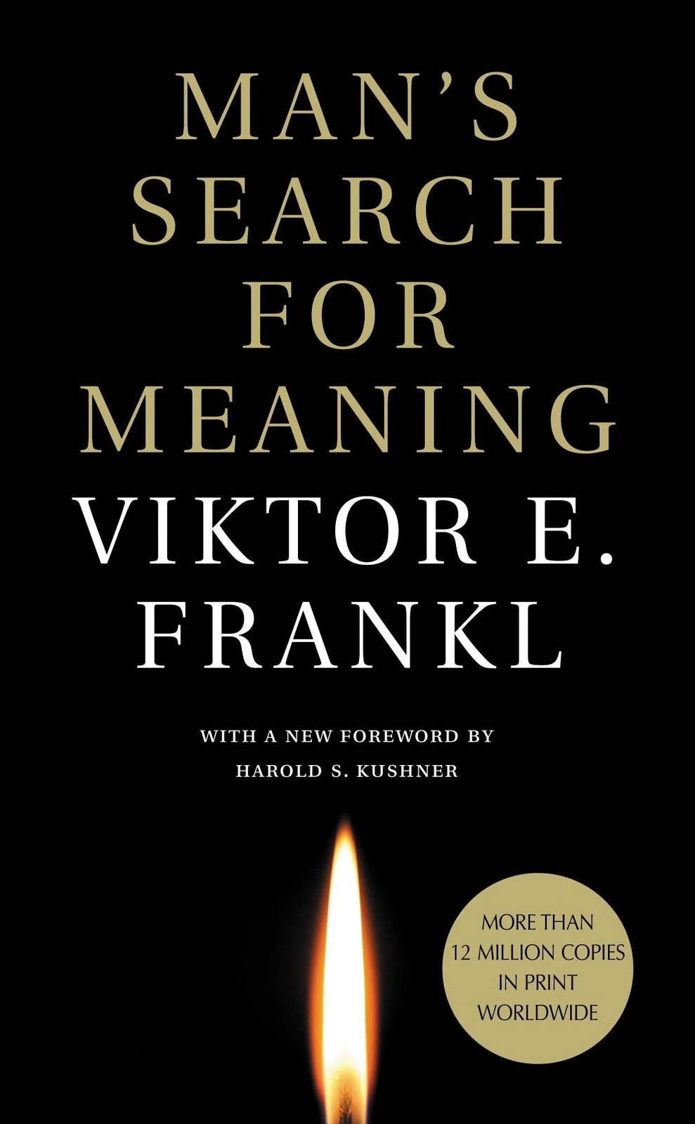 Okładka: Man's Search for Meaning — Viktor E. Frankl