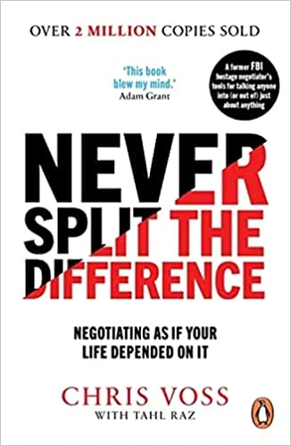 Okładka: Never Split the Difference — Chris Voss