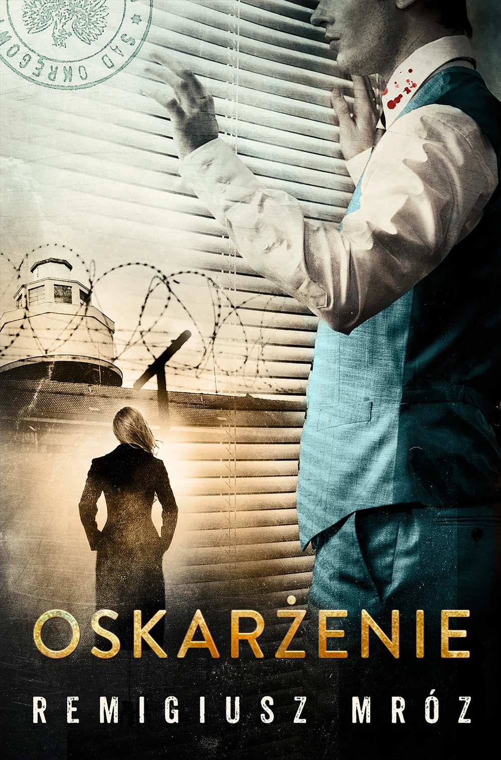 Okładka: Oskarżenie — Remigiusz Mróz