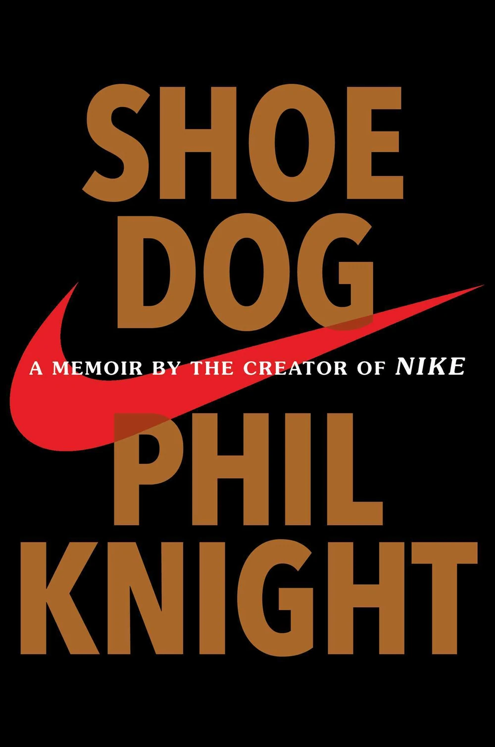 Okładka: Shoe Dog — Phil Knight