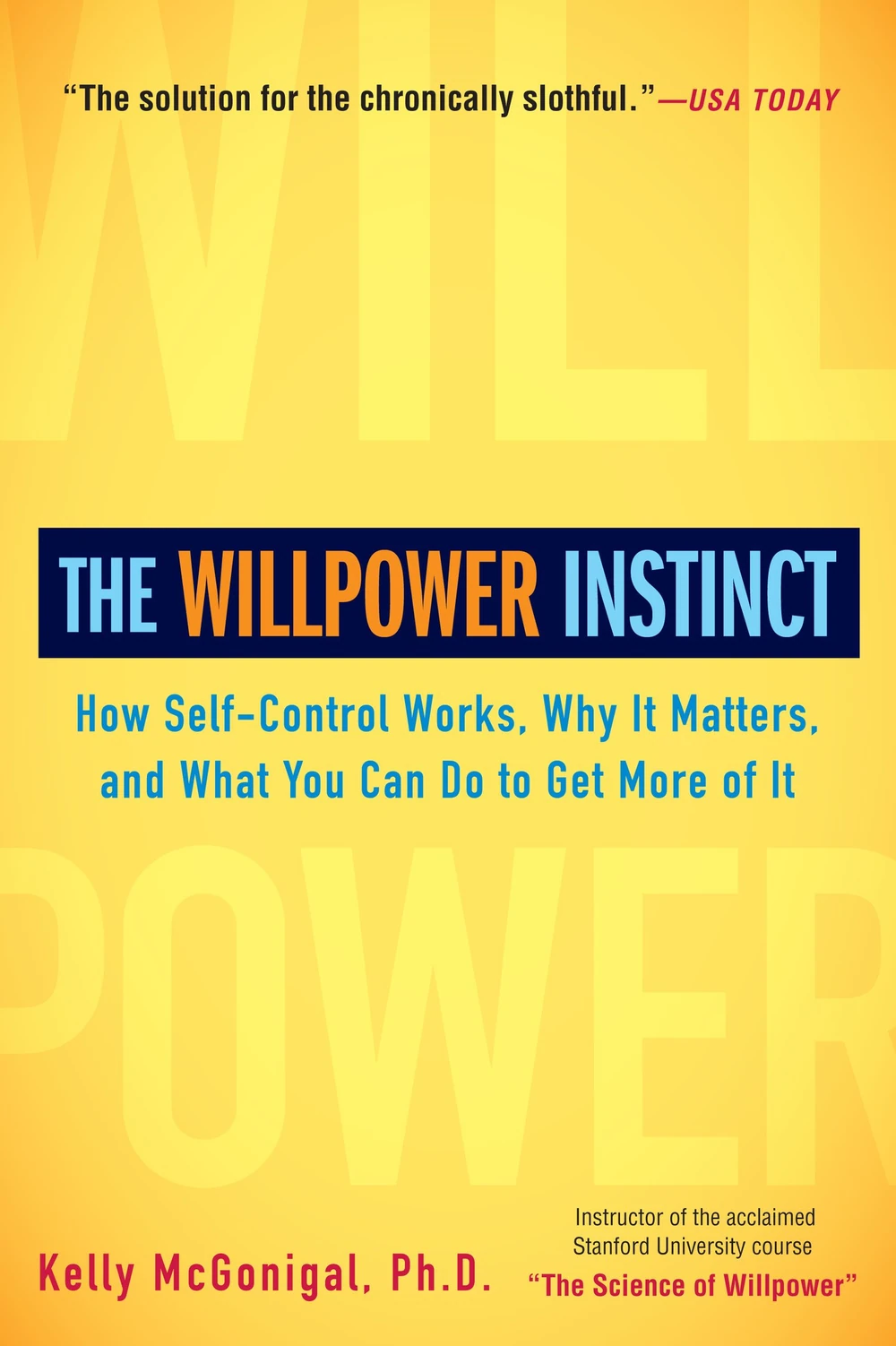 Okładka: The Willpower Instinct — Kelly McGonigal