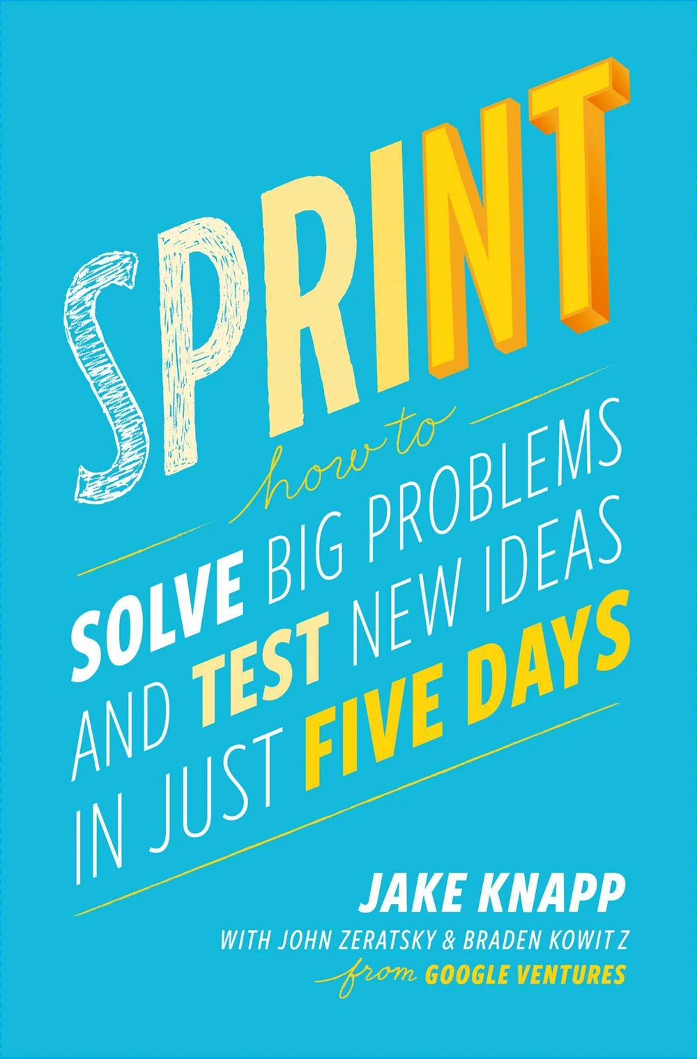 Okładka: Sprint — Jake Knapp