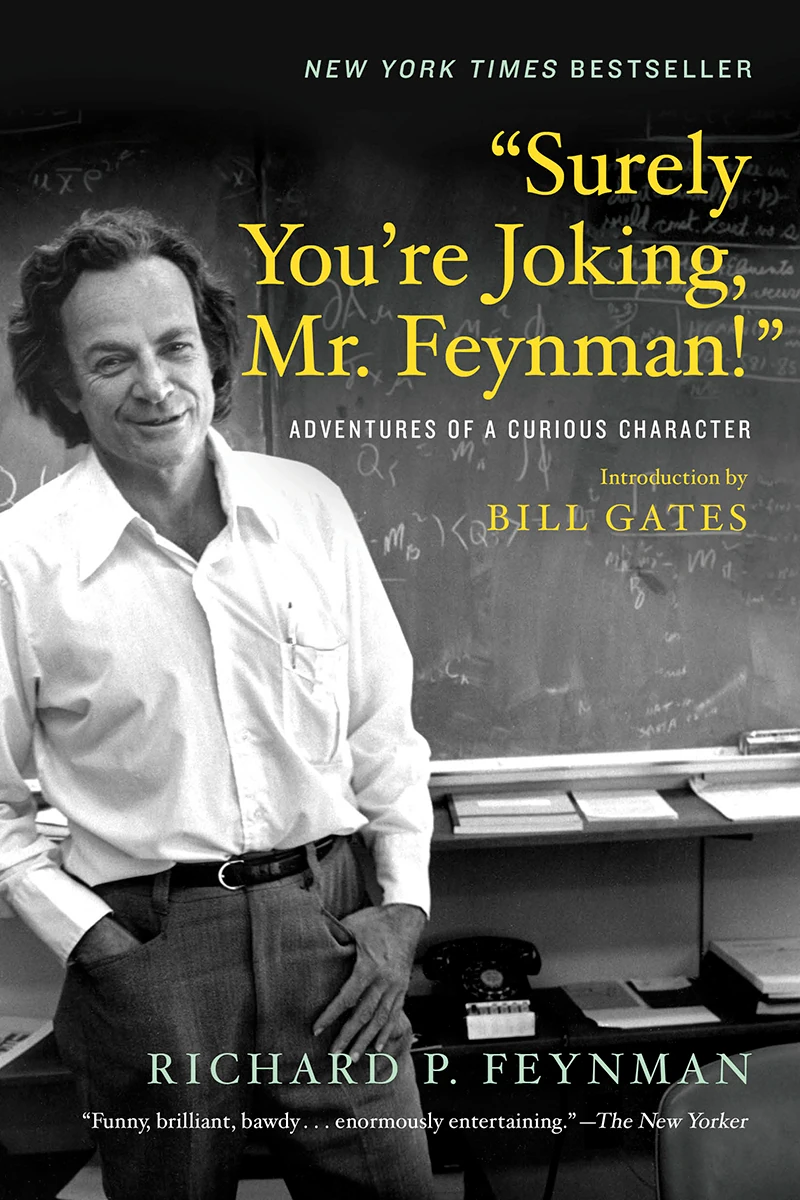 Okładka: "Surely You're Joking, Mr. Feynman!" — Richard P. Feynman