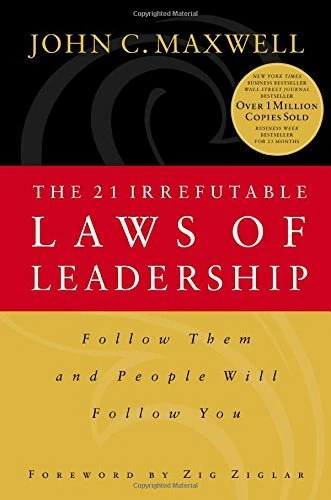Okładka: The 21 Irrefutable Laws of Leadership — John C. Maxwell