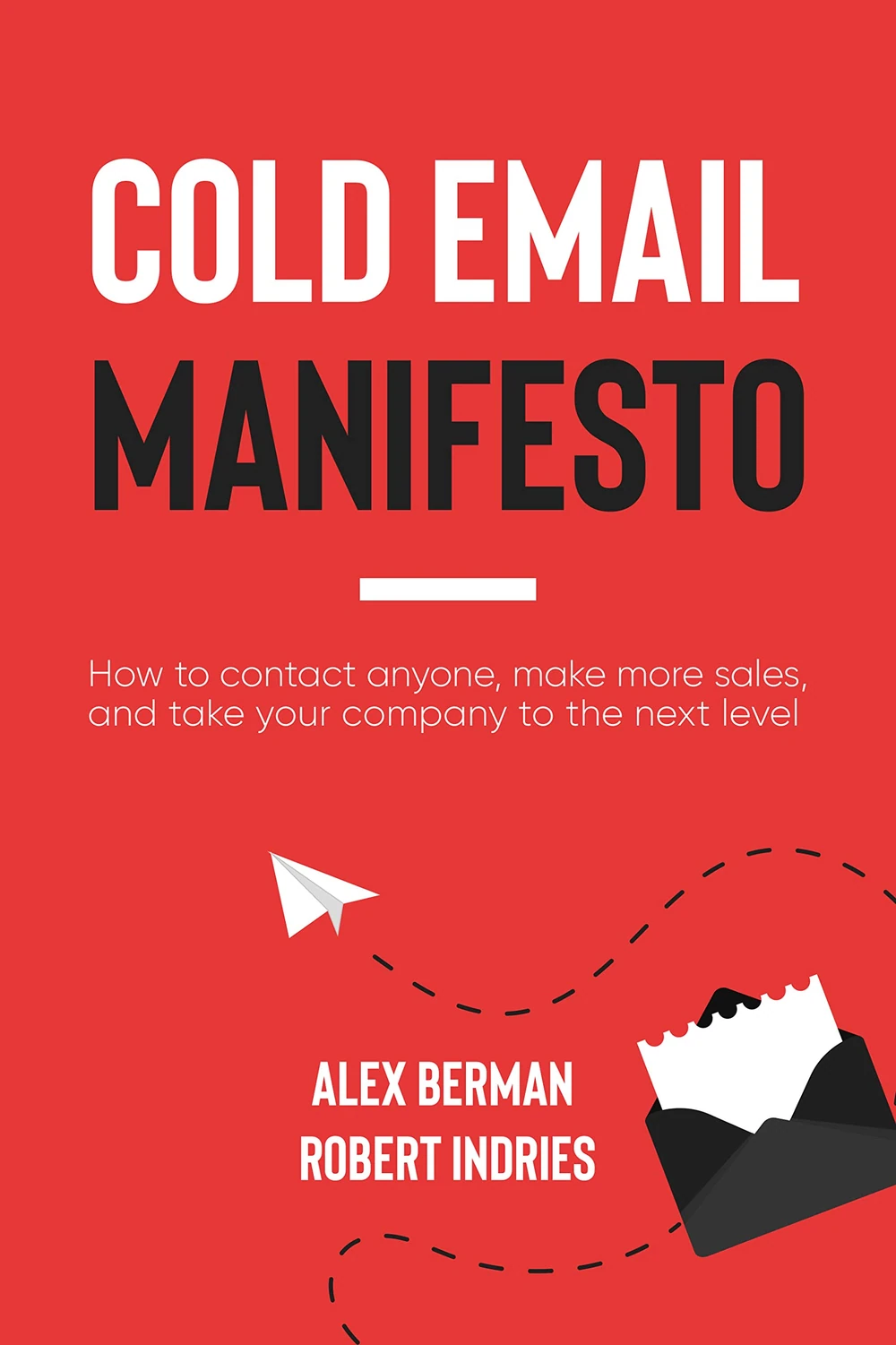 Okładka: The Cold Email Manifesto — Alex Berman