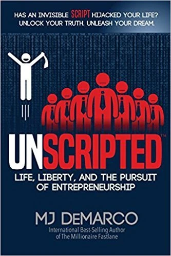 Okładka: Unscripted — M.J. DeMarco