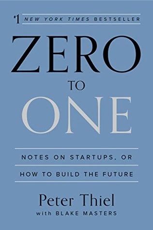 Okładka: Zero to One — Peter Thiel