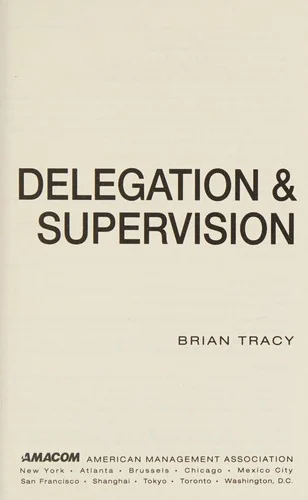 Okładka: Delegation & Supervision