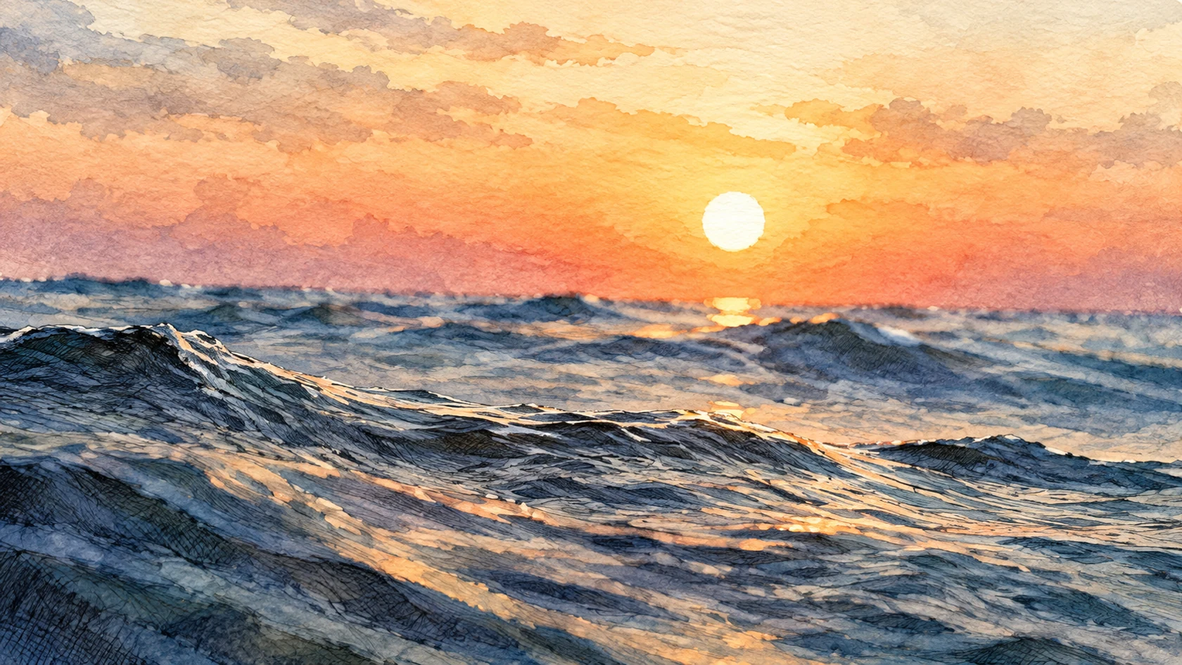 Ilustracja tuszem i akwarelą na podstawie oryginalnej okładki: Wi-SUN – wschodząca gwiazda sieci bezprzewodowych